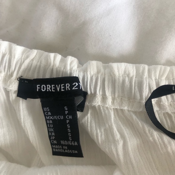 White strapless romper - Picture 3 of 3